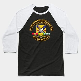 1st Battalion, 2nd Infantry w SVC Baseball T-Shirt